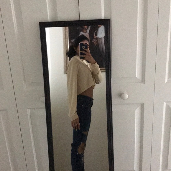 Crop Long Sleeve Hoodie - Picture 5 of 6